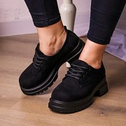 Броги женские Fashion Velvet 3232 36 размер 23,5 см Черный Киев