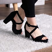 Женские босоножки Fashion Bacon 2903 36 размер 23,5 см Черный Киев