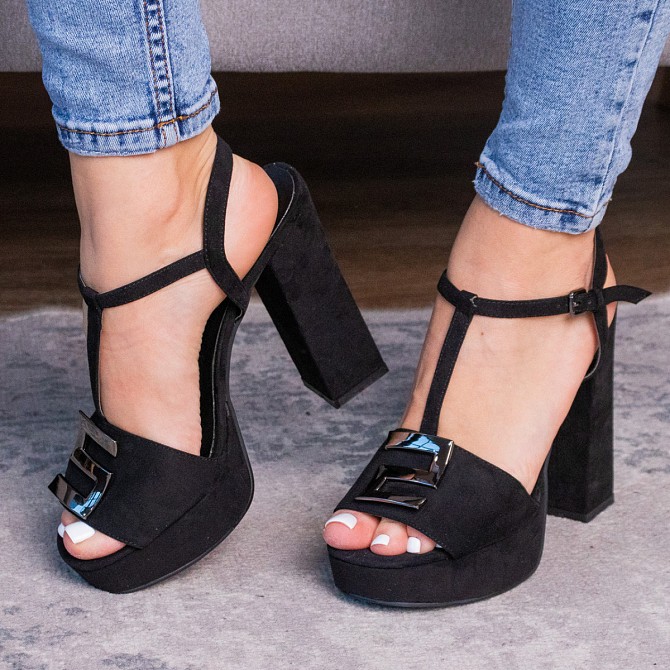 Женские босоножки Fashion Beatrice 3080 39 размер 25,5 см Черный Киев - изображение 1