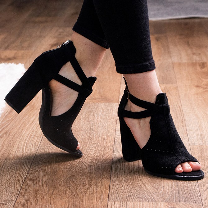 Женские босоножки Fashion Bruno 2872 38 размер 24,5 см Черный Киев - изображение 1