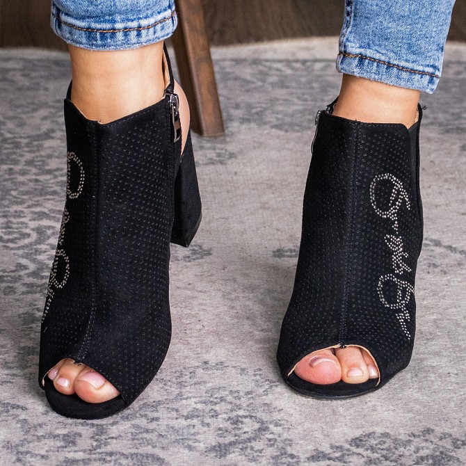 Женские босоножки Fashion 2967 36 размер 23 см Черный Киев - изображение 1