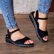 Женские босоножки Fashion Edith 2969 36 размер 23,5 см Черный Киев