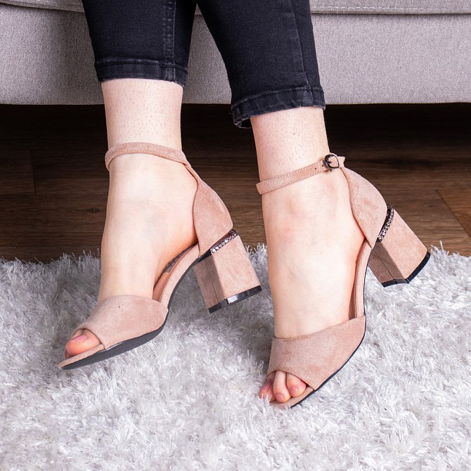 Женские босоножки Fashion Jacee 2735 38 размер 25 см Бежевый Київ - изображение 1
