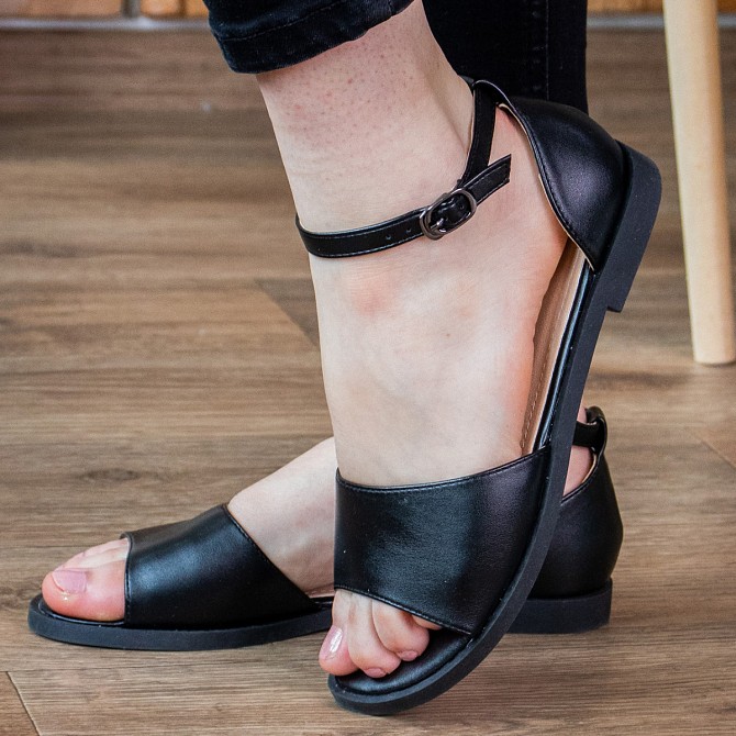 Женские босоножки Fashion Kaaisa 2884 40 размер 25,5 см Черный Киев - изображение 1