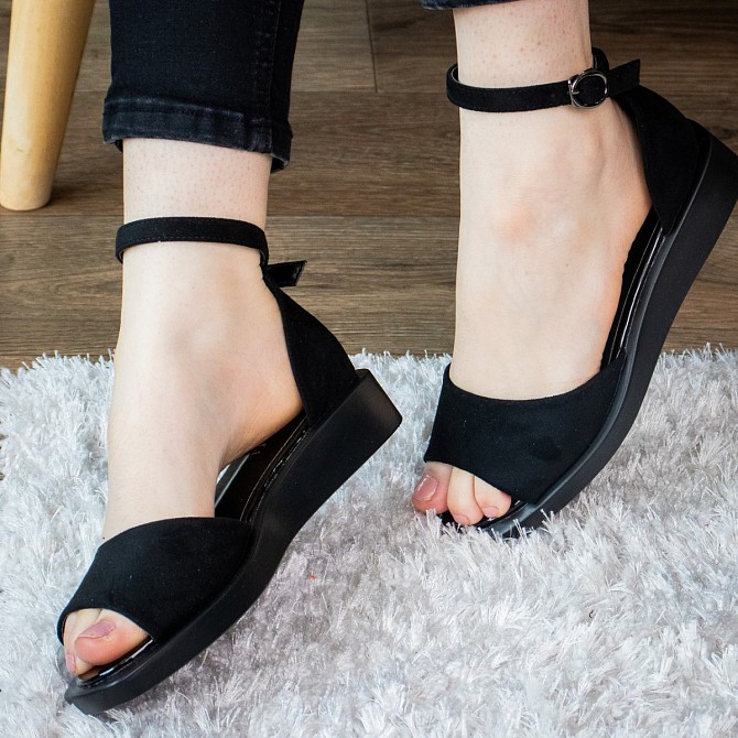 Женские босоножки Fashion Kitty 2930 38 размер 24,5 см Черный Киев - изображение 1