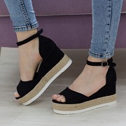 Женские босоножки Fashion Macky 2706 39 размер 25 см Черный Киев