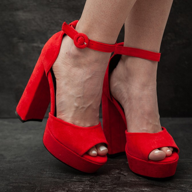 Женские босоножки Fashion Nabie 2952 40 размер 25,5 см Красный Київ - изображение 1