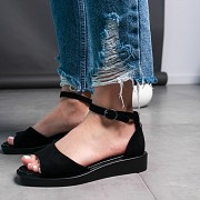 Женские босоножки Fashion Ralphie 3606 40 размер 25,5 см Черный Киев