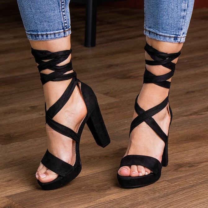 Женские босоножки Fashion Stormy 3064 40 размер 25,5 см Черный Киев - изображение 1