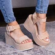 Женские босоножки Fashion Vanna 3089 38 размер 24 см Бежевый Киев