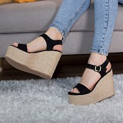 Женские босоножки Fashion Xaram 2825 39 размер 25 см Черный Киев