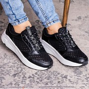 Женские кроссовки Fashion Brazil 1657 36 размер 23,5 см Черный Киев