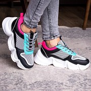 Женские кроссовки Fashion Carrissa 1757 39 размер 24,5 см Черный Киев