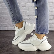 Женские кроссовки Fashion Choe 1583 37 размер 24 см Белый Киев