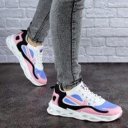 Женские кроссовки Fashion Emily 1877 36 размер 22,5 см Розовый Киев