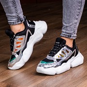 Женские кроссовки Fashion Queno 1993 40 размер 25 см Черный Киев
