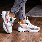 Женские кроссовки Fashion Ulysse 1474 38 размер 24 см Белый Киев