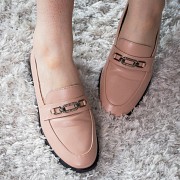 Женские мокасины Fashion  1932 41 размер 26 см Бежевый Киев