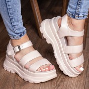 Женские сандалии Fashion Alexia 3100 38 размер 24 см Бежевый Киев