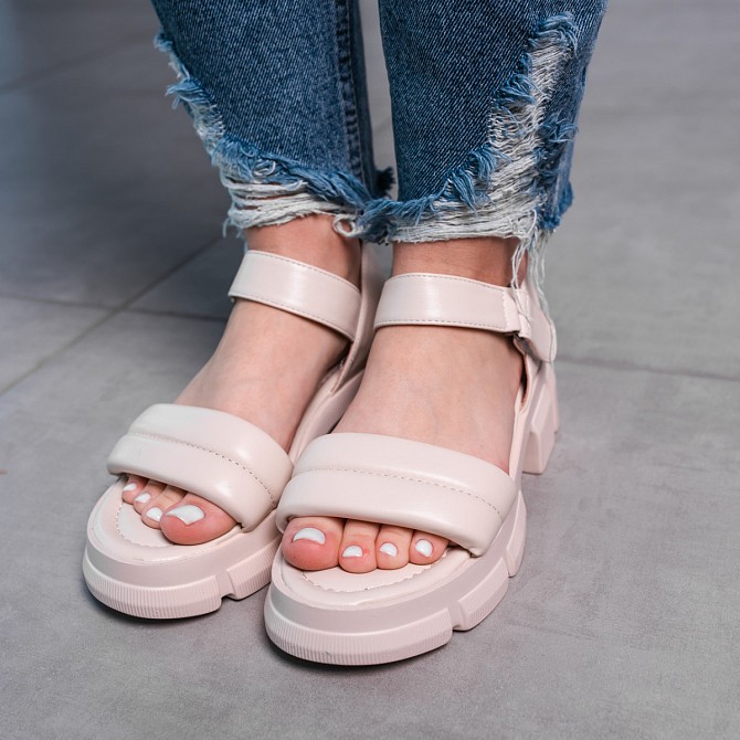 Женские сандалии Fashion Tubby 3635 41 размер 26 см Бежевый Киев - изображение 1