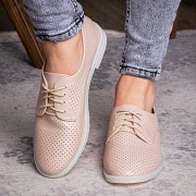 Женские туфли Fashion Lippy 1755 40 размер 25 см Бежевый Киев