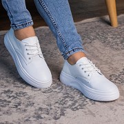 Кеды женские Fashion Geneva 3113 38 размер 24,5 см Белый Киев