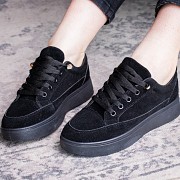 Кеды женские Fashion Mabey 2935 40 размер 25 см Черный Киев