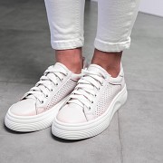 Кеды женские Fashion Paddy 3000 37 размер 24 см Бежевый Киев
