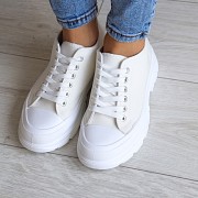 Кеды женские Fashion Zenith 3167 39 размер 25 см Белый Киев