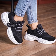 Кроссовки женские Fashion Abbot 2725 36 размер 23 см Черный Киев