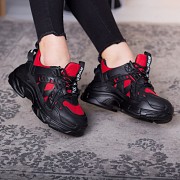 Кроссовки женские Fashion Arlena 2549 38 размер 24 см Черный Киев