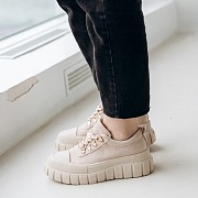 Кроссовки женские Fashion Aurel 3296 36 размер 23,5 см Бежевый Киев