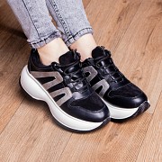Кроссовки женские Fashion Cassie 2189 40 размер 25 см Черный Киев
