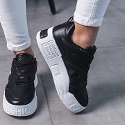 Кроссовки женские Fashion Chosen 3502 40 размер 25 см Черный Киев