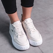 Кроссовки женские Fashion Chosen 3514 41 размер 25,5 см Бежевый Киев