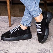 Кроссовки женские Fashion Dalea 2937 38 размер 24,5 см Черный Киев