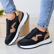 Кроссовки женские Fashion Dalgo 3152 37 размер 24 см Черный Киев