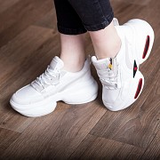 Кроссовки женские Fashion Earline 2766 40 размер 25 см Белый Киев