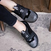 Кроссовки женские Fashion Gabriella 2947 37 размер 24 см Черный Киев