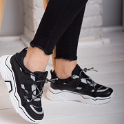 Кроссовки женские Fashion Gex 2569 38 размер 24,5 см Черный Киев