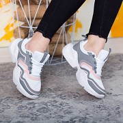 Кроссовки женские Fashion Haboko 2583 36 размер 23,5 см Серый Киев