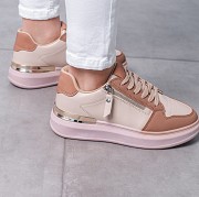 Кроссовки женские Fashion Highness 3513 36 размер 23 см Бежевый Киев
