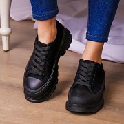 Кроссовки женские Fashion Karat 3249 36 размер 23,5 см Черный Київ
