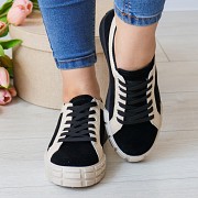 Кроссовки женские Fashion Lovelace 3205 37 размер 24 см Черный Київ