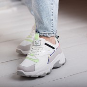 Кроссовки женские Fashion Mickin 2656 40 размер 25 см Белый Київ