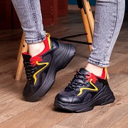 Кроссовки женские Fashion Noby 2138 37 размер 23,5 см Черный Київ