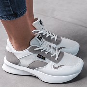 Кроссовки женские Fashion Petunia 3512 38 размер 24 см Белый Київ