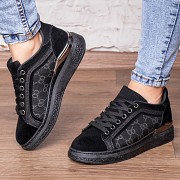 Кроссовки женские Fashion Pike 3121 36 размер 23 см Черный Київ