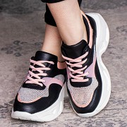 Кроссовки женские Fashion Qihai 2654 38 размер 24,5 см Черный Київ