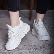 Кроссовки женские Fashion Querida 2696 39 размер 25 см Белый Київ